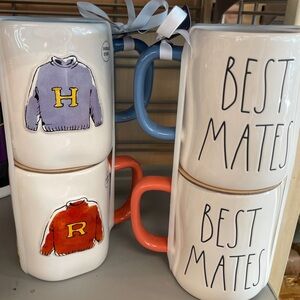 RAE DUNN Harry Potter & Ron Weasley Sweaters Best Mates Ceramic Coffee Mug NWT